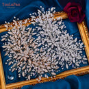 YouLaPan HP377 Ladies Wedding Crown Bridal Crowns for Brides Hair Accessories Metal Crystal Bridal Hair Band Wedding Tiara