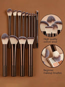 The Precision Trio | Professional Mink Hair Makeup Brush Set
