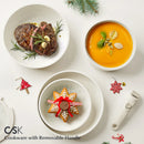 17 Piece Nonstick Skillet and Saucepan Set with Silicone Lid and Utensils Induction, Detachable Handle, Oven Available, Beige