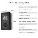 60W Wireless Portable Inflation Pump, 1800mAh Dual Battery, 5 Modes (Car/Bicycle/Motorcycle), LED, Auto Shut-Off, Type-C