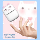 Portable Thermal Printer Mini Wirelessly BT 203dpi Photo Label Memo Wrong Question Printing With USB Cable Imprimante Portable