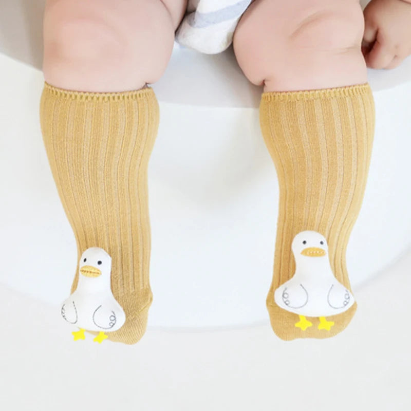 2023 New Cute Cartoon Animal Baby Socks Winter Autumn Soft Warm Cotton Non-slip Soled Newborn Toddler Boy Girl Socks
