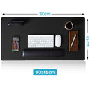Large Mouse Pad Extra Big Non-Slip Desk Pad Waterproof PU Leather Desk Table Protector Gaming Mouse Mat for Game Office Work