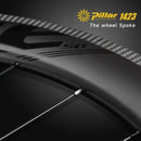 ELITEWHEELS 700c Road Carbon Wheels UD Finish UCI Quality Carbon Rim Tubeless Ready Pillar Nipple 1423 Spokes Racing Wheelset