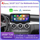 Linux Touch Screen for Mercedes Benz W205 GLC C V Class w447 2015-2019 GPS With Wireless Carplay Android Auto Car Multimedia