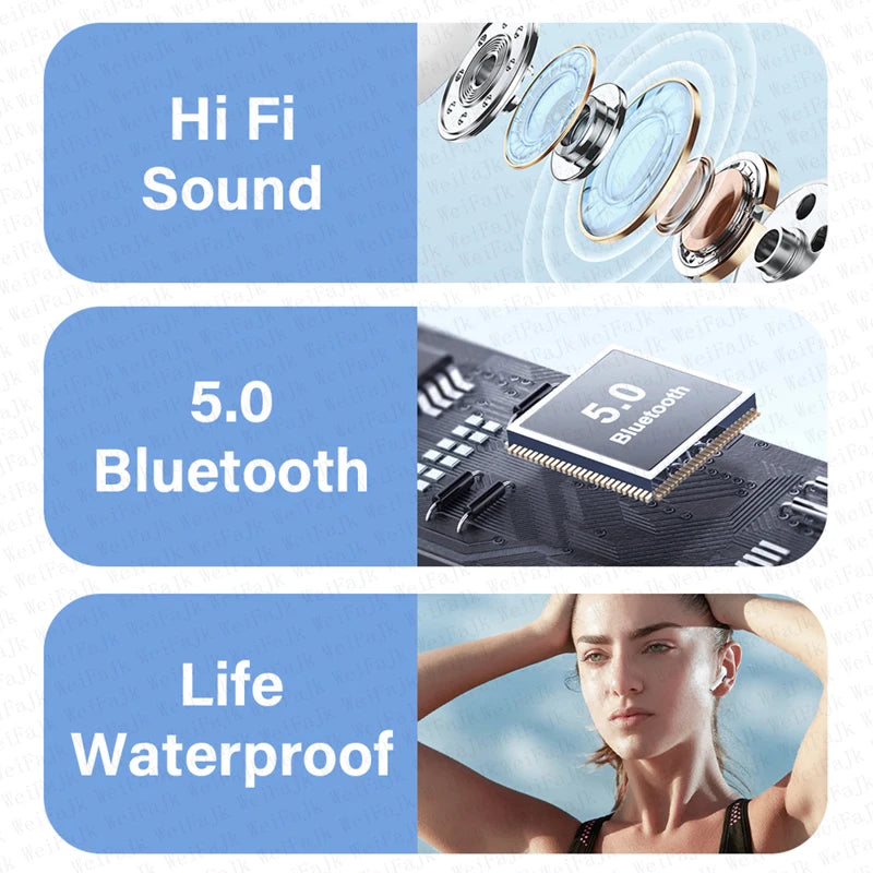 For Apple Original Air Pro 6 TWS Max Wireless Bluetooth Earphones In Ear Earbuds Mic Pods Headset Xiaomi Lenovo iPhone Earphones