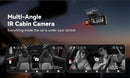 REDTIGER A3 Dash Cam 3 Channel Dash Camera Dash Car Camera Bulit in 2.4GHz Wifi IR Night Vision 24H Parking Monitor APP Control