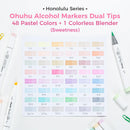 The Pigment Atelier | Ohuhu Honolulu Alcohol Marker Set, Refillable Dual-Tip (24–320 Colors)
