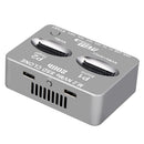 Dual-Bay M.2 NVME SSD Klon USB3.2 Typ C NVME Docking Station M.2 M.3 NVME PCI-E Externe Festplattenbox für M2 SSD M Key SSD
