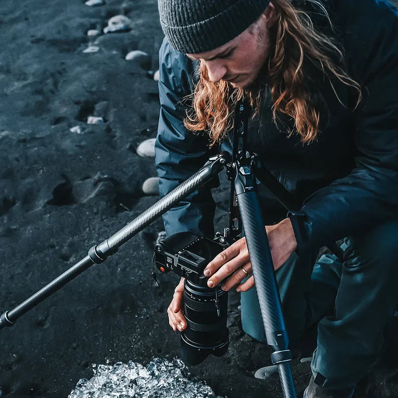 Ulanzi FALCAM TreeRoot Quick Lock Travel Tripod (R141K-320P) Solid Swift Tripod Reuleaux Triangle Tub Carbon Fiber Tripod