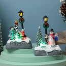 Christmas Decoration 2023 Luminous Snowman Microlandscape Ornaments New Year 2024 Kid Gift Christmas Home Decor Navidad Noel