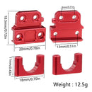 MN 1/12 MN82 LC79 Metal Rear Axle Fixing Spring Plate Spring Fastenings Kit For MN 82 RC Car DIY Modified Spare Upgrade Parts