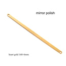 10pcs Stainless Steel Straight Cuff Bangle Blank Plain Rod Bracelet Diy Laser Engraving Bracelet Jewelry Charms Accessories