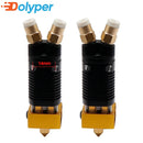 3D Printer Upgrade 2 IN 1 OUT Hotend Kit Dual Color Extruder All Metal Extruder 0.4mm/1.75mm for TEVO/ALFWISE/Ender 3/CR-10