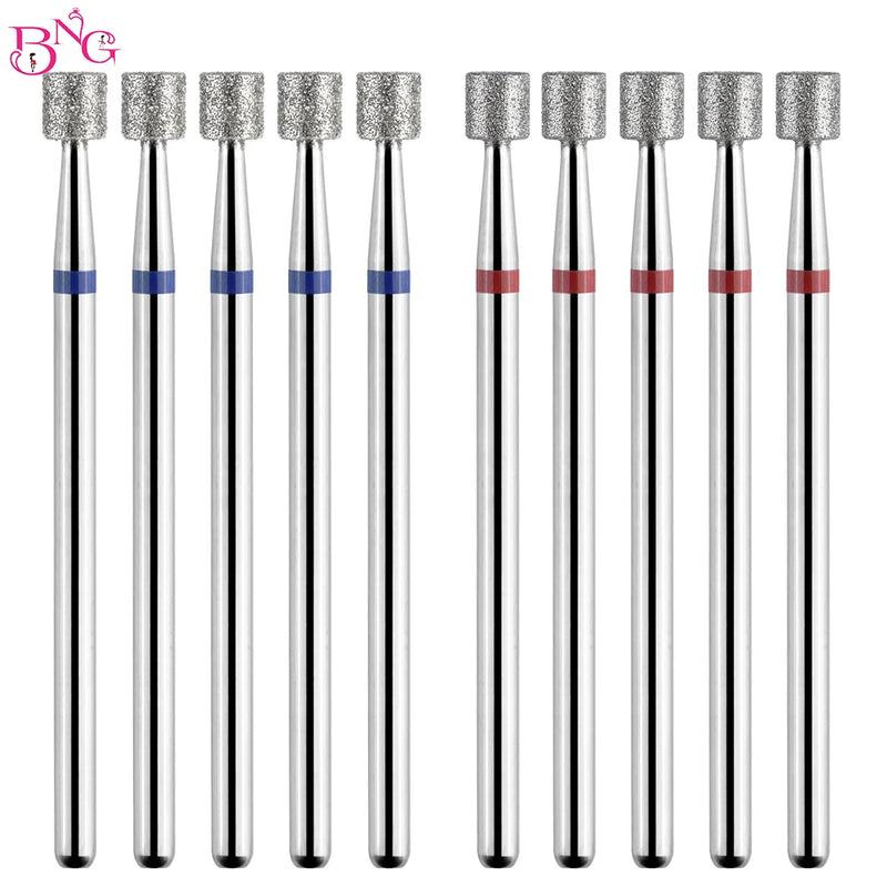 5pcs/lot Drill Bits for Nails Diamond Heads to Nails Milling Cutter for Manicure Cuticle Nail Cutter Tips Accessories Tools
