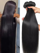 The Crown Vault | Bone Straight Human Hair Bundles, 30 to 40 Inch