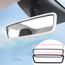 For Tesla Model 3 Y 2023 Interior Accessories Rearview Mirror Protector Trim Silicone Decor Frame White Pink Protection Strip