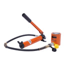 10/20T Hydraulic Ram Cylinder Jack Low Profile Porta Power Ram Single-Acting Mini Jack Ram with CP-180 Hydraulic Hand Pump