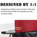 Passt für Classic Flap Damen Handtaschen Organizer Kosmetik-Einsatz mit Handytaschen Filz-Innenfutter Bodenshaper