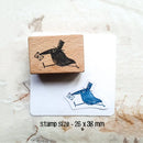 Stamp Cute Scrapbooking Book Lovers 5 Type Bookworm Girl Cat Journaling Wooden Stamps