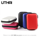 UTHAI T27 2.5" HDD Bag External USB Hard Drive Disk Storage Bag Carry Usb Cable Case Cover For PC Laptop Hard Disk Box