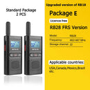 Retevis RB628 Walkie Talkie Rechargeable 1500mAh Portable Two-way Radios Large LCD Screen Emergency For Hunting Camping(2 Pcs)