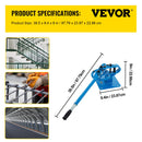 SucceBuy Pipe Bender YP-9 Manual Bench Steel Tube Bending with 7Dies 1-3in Multifonction Compact Flat Bar Rod Brake Bends Tool