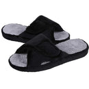 Comwarm Orthopedic House Slippers For Women Adjustable Indoor Slippers Fashion Open Toe Corduroy Bedroom Slides Fur Cotton Shoes