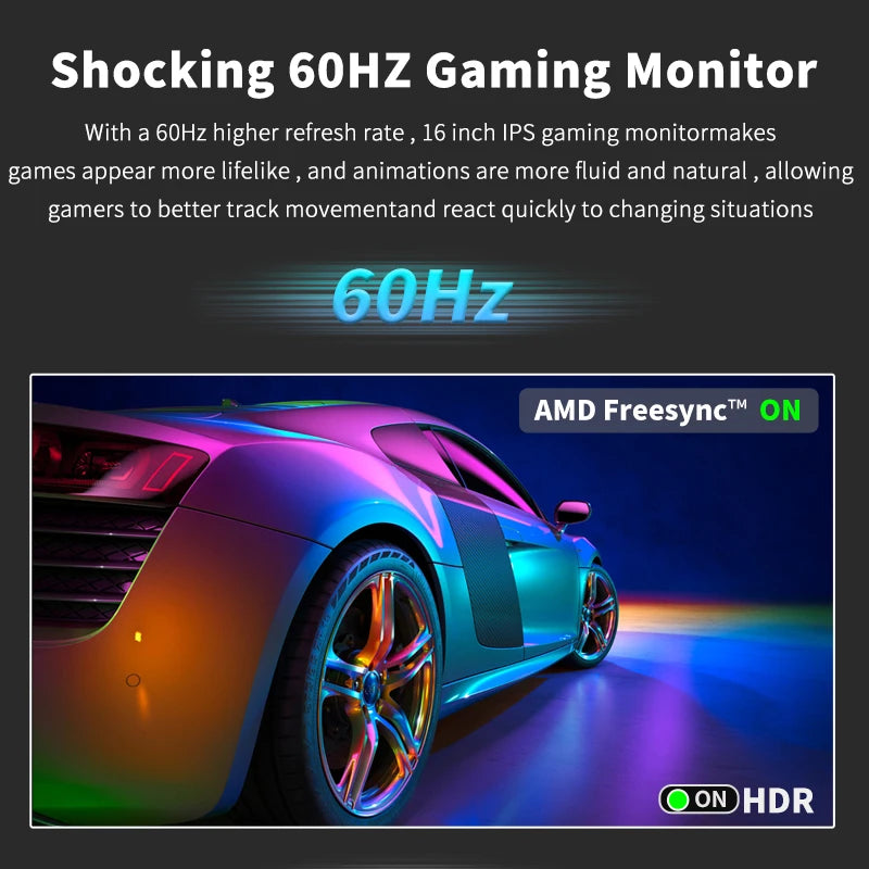 HGFRTEE 15.6 Inch Touch Portable Monitor ADS-IPS 1920*1080P 300cd/m2 Extended Display for Laptop Second Screen XBox PS4/ 5