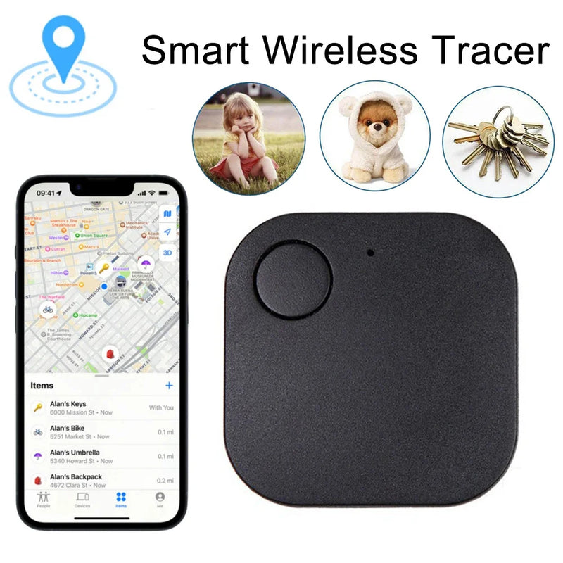 1PC Mini Anti Lost Alarm Wallet Key Finder Smart Tag Bluetooth-compatible Tracer GPS Locator Keychain Pet Tracker Key Finder