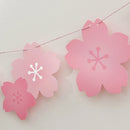 1PC Cherry Blossom Pink Flag Party Decoration Room Wall Layout