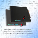 MK3S PEI Sheet 310x310 180/220/300/235/350 Upgrade PET Textured PEI Magnetic Build Plate 3D Printer Ender 3 Bed Spring Steel