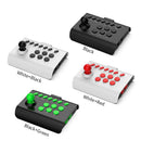 Potable Gamepad 3 Connection Modes Vintage Arcade Console Sensitive Precise Support Turbo Serial Sending for Switch/PS4/PS3