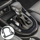 2pcs Car Carbon Fiber Centre Console Gear Shift Panel Cover Trims ABS Fit for Kia Forte GT GT-Line 2019 2020 2021 2022 2023