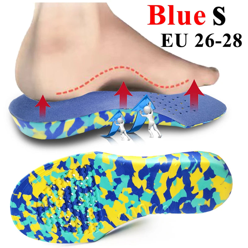 WINRUOCEN Insoles Orthoped Children Flat Foot Leg Health Correction Care Tool Unisex Arch Support kids Insole Sport Shoes Pads