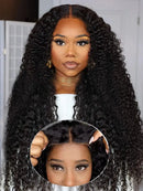 Linktowig HD Lace 13x6 Deep Wave Frontal Wig Curly Human Hair Wigs Brazilian 5x5 Glueless Lace Closure Raw For Women 200 Density