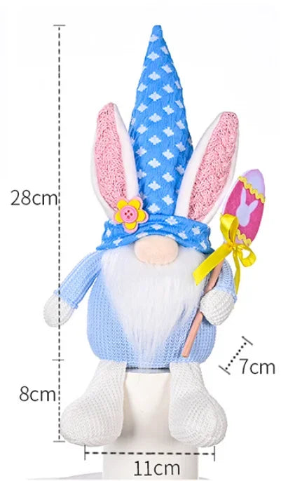 Easter Faceless Gnome Rabbit Doll Cartoon Home Easter Ornament Bunny Doll Easter Party Gifts