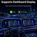 2026 NEW Wired to Wireless CarPlay and Android Auto 2 in 1 Mini Adapter 5GHz WiFi5 for 99% Original Wired CarPlay/Auto Cars