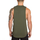 Brand Gym Clothing Fitness Men's Tank Tops Bodybuilding Stringer Summer Breathable Workout Singlets Cotton Sleeveless T Shirt
