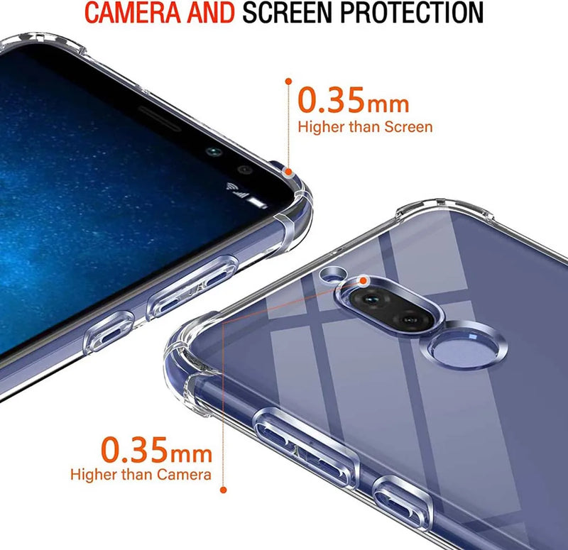 Shockproof Clear Silicone Soft Back Case For Huawei Mate 10 Lite 10 Pro Mate 20 Pro 20X 20 Lite Coque
