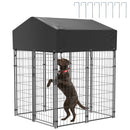64.9” Heavy Duty Dog Kennel Pet Welded Metal Playpen Large Animal Cage Outdoor Indoor