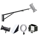 170cm 135cm 100cm Heavy Wall Mount Boom Arm Projector Bracket for Photography Studio Softbox Video Strobe Ring Lights