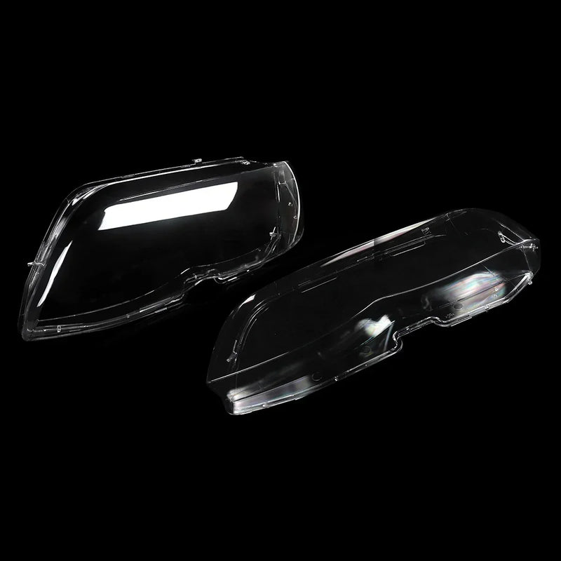 For BMW X5 E53 2000-2007 Car Headlight Clear Lens Cover Replacement Headlamps Transparent Lampshade Lamp Shell Car Accessories