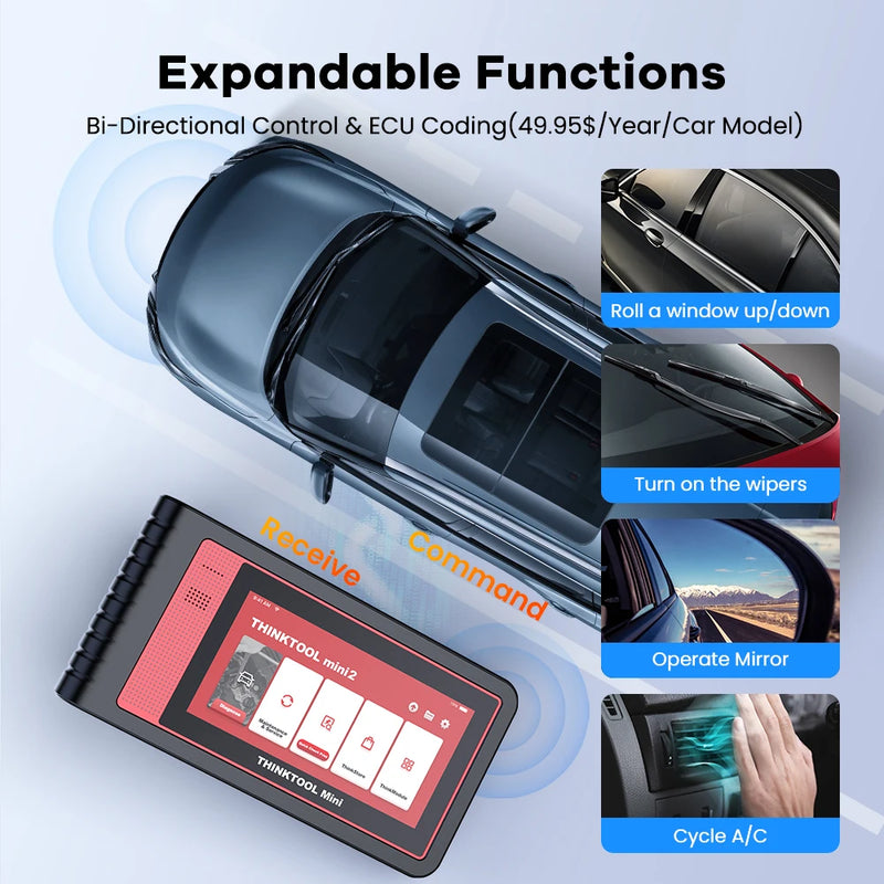 Thinkcar Thinktool Mini Car Diagnostic Tools Lifetime Free 28 Resets All System VIN Wifi Full OBD2 Scanner For Auto DPF EPB IMMO