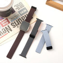 Carbon Fiber Silicone Strap for Apple Watch Band 45mm 44mm 49mm 41mm 42mm 40mm 38 Magnetic Bracelet Iwatch 8 7 6 SE 5 4 3 Ultra