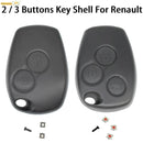 2/3 Button Switch Car Remote Key Shell Fob Case For Renault Clio Trafic Twingo Kangoo Master Modus Dacia Duster Sandero Modus