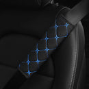 A Linen Embroidered Breathable Fabric Car Seat Belt Shoulder Strap Cover Insurance Strap Cover Car Accessories