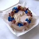 Acrylic Gold Dad Cake Topper Best  Happy Birthday    Father's Day Baking  Decoration Party Supplies