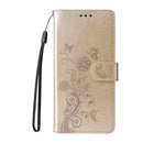 Flip Cover Leather Phone Case For Samsung Galaxy A15 A05 4G A06 A25 A05s A35 A55 A16 5G Cases Wallet Bags Fringed iris Card Slot