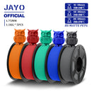 JAYO 5Rolls PETG Filament 1.75mm High Speed PETG 3D Printer Filament 1.1KG/Roll High Flow Speedy Matte 3D Printing Materials